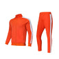 Halloween Costume Adults Boys Orange Tracksuit Sets Full Zipper Kids Soccer Sets Male Halloween Tracksuits Jogging Sports Wear
