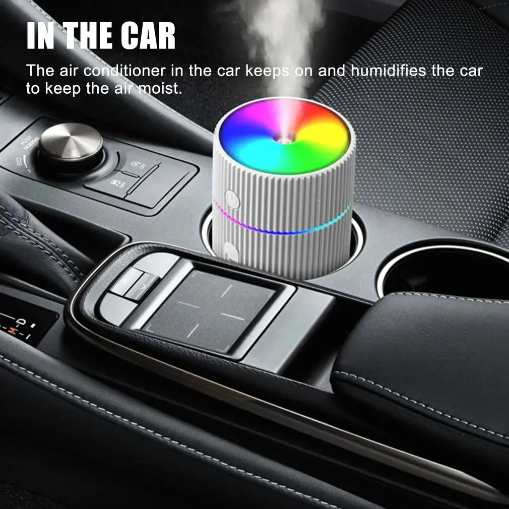 220Ml Air Humidifier Car Ultrasonic Aroma Essential Oil Diffuser Cool Mist Fogger Maker Home Aromatherapy Diffuser Humidifier