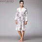 Couples Pajamas for Women Male Silk Elegant Pajama Woman Summer KK2269 Y