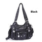 Women Luxury Handbags Women Bags Designer Vintage Soft Leather Bags Fashion Satchel Motorcycle Bag Tote Bags Messenger Bag
