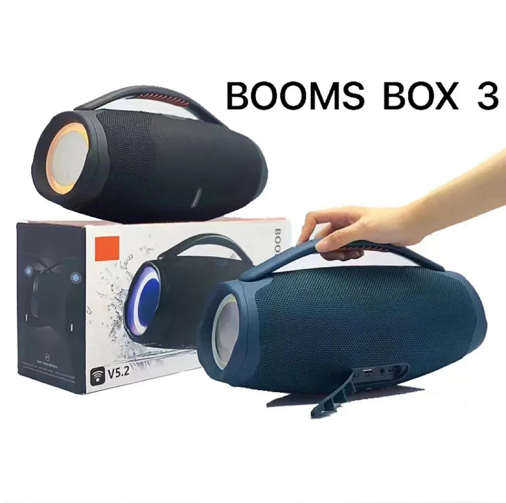 Caixa De Som 100W High-Power Bluetooth Speakers Portable Outdoor Subwoofer 3D Stereo Surround Sound Column Music Center Boombox