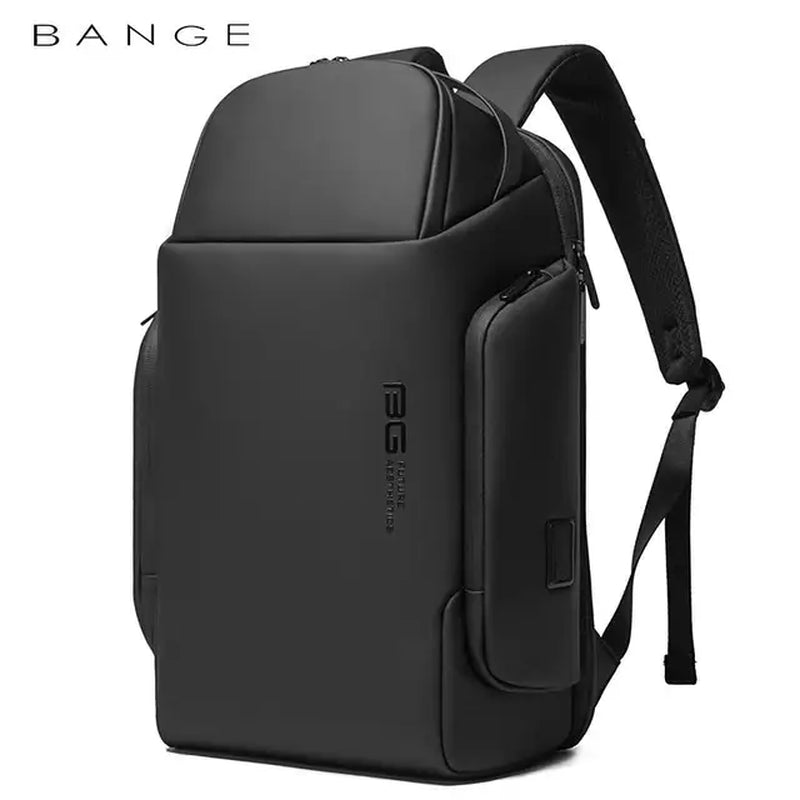 2021BANGE NEW Shell Design Anti-Thief TSA Lock Men Backpack Waterproof 15.6 Inch Laptop Bag Man Travel Bag with USB Charging