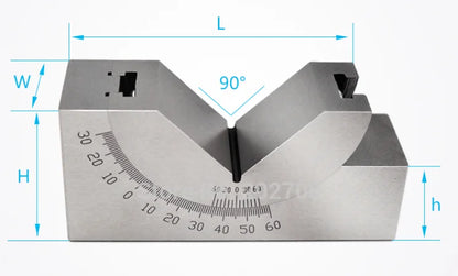 AP25 Tools Maker Precision Micro Adjustable V Block Milling Setup 0 To 60 Degree Angle Gauge