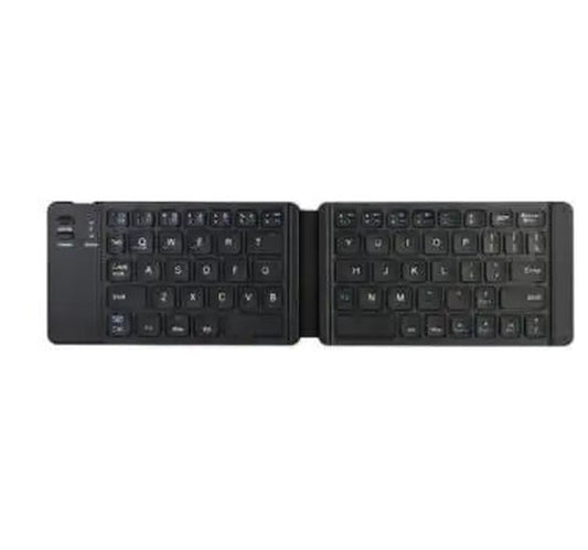 Foldable Bluetooth Keyboard Rechargeable Bluetooth Keyboard with Large Touchpad Tri-Folding Ultra Slim Travel Keyboard