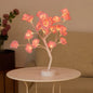 USB Battery Operated LED Table Lamp Rose Flower Bonsai Tree Night Lights Garland Bedroom Decoration Christmas Lights Home Decor