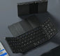 Foldable Bluetooth Keyboard Rechargeable Bluetooth Keyboard with Large Touchpad Tri-Folding Ultra Slim Travel Keyboard