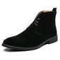 Suede Leather Chelsea Boot Men Fashion Dress Boots New Autumn Ankle Boots plus Size 38-48 Formal Shoe Bota Masculina